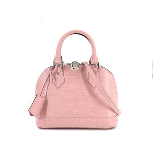 Louis Vuitton Epi Alma BB Shoulder Bag Leather Rose Ballerine
